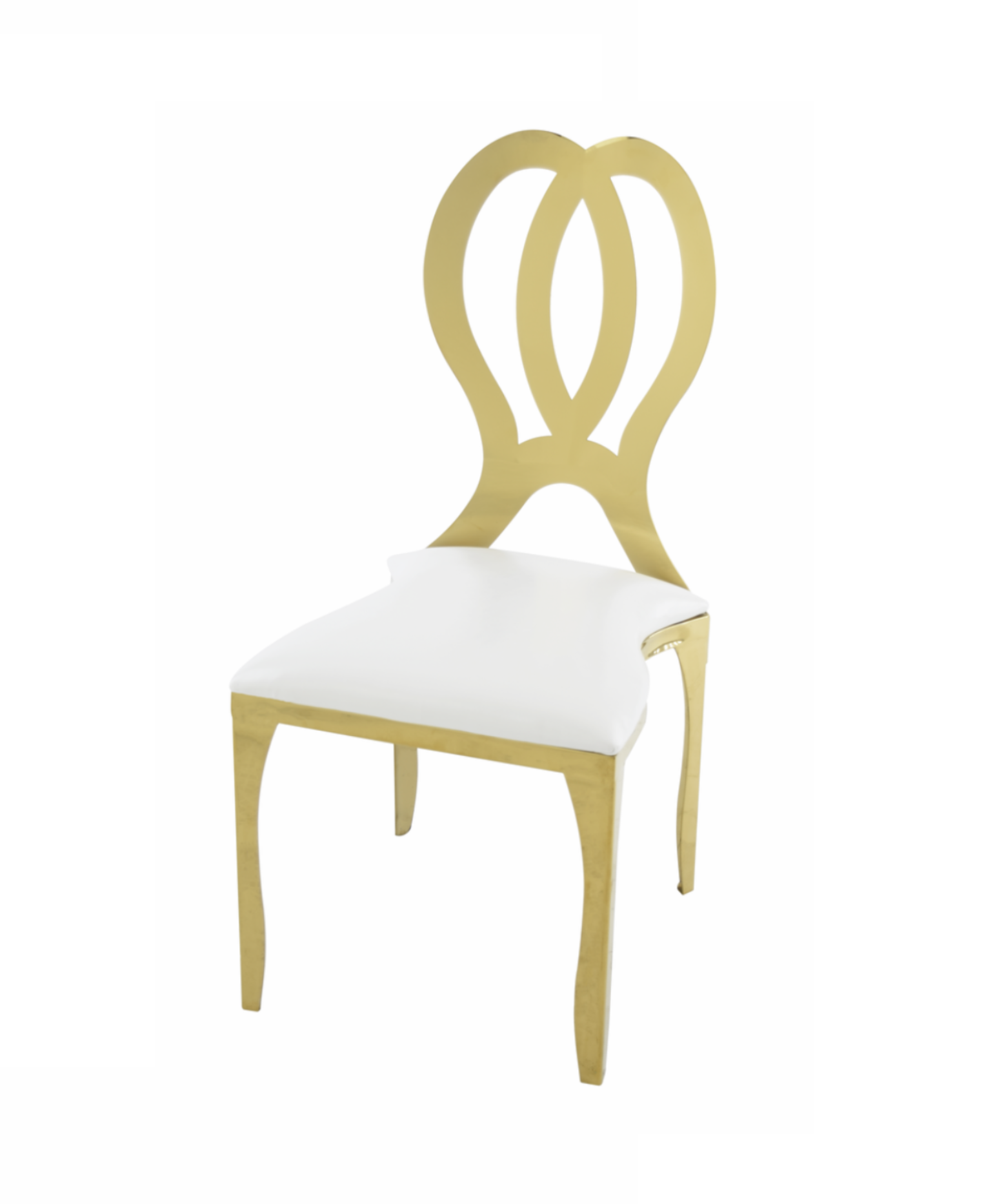 Chair, Gold Double Loop